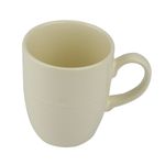 Caneca Semarang em Cerâmica Creme Brilhante 260Ml L'hermitage UN