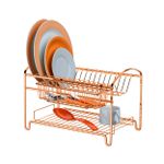 Escorredor de Louças Duplo Rosé Gold Future UN
