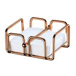 Porta Guardanapos Pequeno Attuale Rosé Gold Future UN