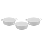 Conjunto de 3 Bowls Hand Food em Porcelana Dynasty UN