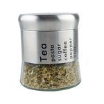 Pote Redondo para Chá em Inox e Vidro 400Ml Dynasty UN