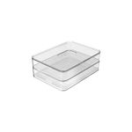 Porta Frios Duplo Clear Fresh Transparente Ou UN