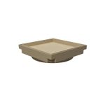 Ralo Oculto Quadrado 10x10cm Bege Astra UN