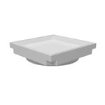 Ralo Oculto Quadrado 10x10cm Branco Astra UN