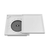 Ralo Oculto Quadrado 10x10cm Branco Astra UN