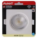 Luminária Spot Led Quadrada 5W 4000k Avant UN