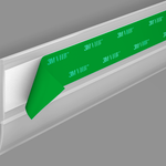 Veda Porta Slim Transparente 100Cm Comfot Door UN
