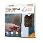 Veda Frestas Adesivo 4Mm Marrom 6M Comfot Door UN