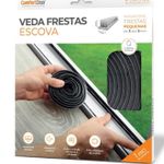Veda Frestas Escova 5X7mm Cinza 5M Comfot Door UN