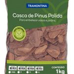 Casca de Pinus Polida M 1kg Tramontina UN