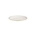 Prato para Sobremesa Rústico Marrom em Porcelana Decorada 21cm Tramontina UN