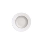 Prato Fundo Branco em Porcelana 23cm com Borda Tramontina UN