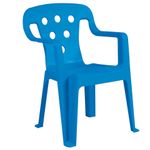 Poltroninha Plástica Kids Azul Mor UN