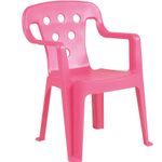 Poltroninha Plástica Kids Rosa Mor UN