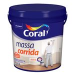 Massa Corrida 5,7Kg Branca Coral GL