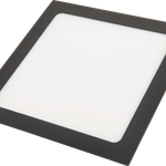 Luminária LED Quadrada de Embutir 18W 6500K Preta Tramontina UN