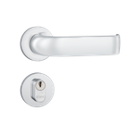 Fechadura Externa 803/39 Cromada com Roseta Redonda de Inox Stam UN