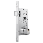 Fechadura Externa 803/39 Cromada com Roseta Redonda de Inox Stam UN