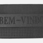 Tapete Bem-Vindo 60x40cm Preto StarMix UN