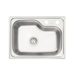 Cuba Inox de Sobrepor 55x42cm Acetinada Morgana Tramontina UN