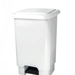 Lixeira 100L Branca com Pedal For Plast UN