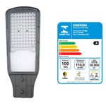 Luminária Pública Street LED 100W 5000K Preto Elgin UN