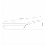 Frigideira Tunis Azul Mediterrâneo 24cm Alumínio com Revestimento Interno Cerâmico Tramontina UN
