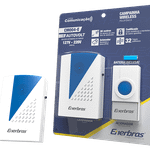 Campainha Wireless Codificada Plugue Enerbras UN