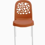Cadeira Deluxe Terracota Forte Plástico UN