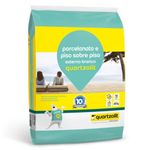 Argamassa 20Kg Porcelanato e Piso Sobre Piso Externo Branco Quartzolit UN