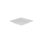 Prato Quadrado Luna Branco 17x17cm Ou UN