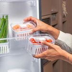Organizador com Cesto 0,65 L Clear Fresh Ou UN
