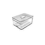 Organizador De Geladeira 2,2L Com Tampa Clear Fresh Ou UN