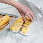 Organizador De Geladeira 2,2L Com Tampa Clear Fresh Ou UN
