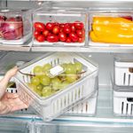 Organizador com Cesto 2,2L Clear Fresh Ou UN
