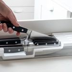 Organizador De Facas Clear Branco Ou UN