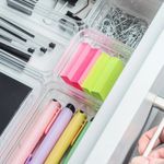 Organizador De Gavetas Clear Natural 7,5 x 7,5cm Ou UN