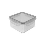Pote Organizador Click Quadrado 800 ml Natural Ou UN