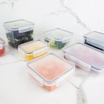 Pote Organizador Click Quadrado 1,5L Natural Ou UN