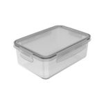 Pote Organizador Click Retangular 1,280L Natural Ou UN