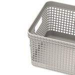 Cesto Organizador Grid Multiuso 8 Litros Bege Ou UN