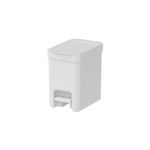 Lixeira Trium 6 Litros Branca Com Pedal Ou UN