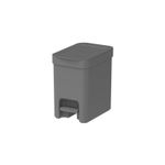 Lixeira Trium 6 Litros Chumbo Com Pedal Ou UN