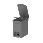 Lixeira Trium 6 Litros Chumbo Com Pedal Ou UN