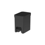 Lixeira Trium 6 Litros Preta com Pedal Ou UN