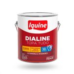 Dialine Topa Tudo Esmalte Branco Acetinado Base Água 3L Iquine GL