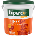 Tinta Acrílica Econômica Hiper D+ Branco Neve 15L Hipercor BD
