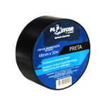 Fita de Demarcação de Solo 48MMx30M Preta Plastcor UN