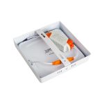 Luminária LED de Sobrepor Quadrada 18W 6500K Branca Llum UN