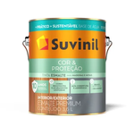Esmalte Cor & Proteção Fosco Base Água Branco 3,6L Suvinil GL